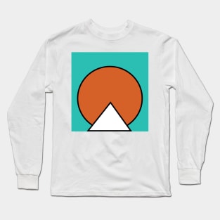 Pyramid in Circle Square Long Sleeve T-Shirt